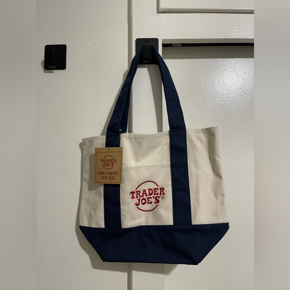 Trader Joe’s Mini Tote Bag (Blue)